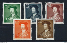 LOTE 1999   ///   (C265)  ESPAÑA EDIFIL Nº: 1106/1110  //  MICHEL Nº: 1003-1007 *MH - Unused Stamps