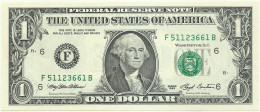 U. S. A. - 1 DOLLAR - 1993 - Pick 490.a - Unc. - ( F - 6 ) ( Bank Of Atlanta - Georgia ) - Federal Reserve (1928-...)