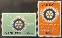 VANUATU - MNH** - 1980  # 609/610 French - Vanuatu (1980-...)