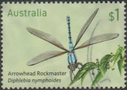 AUSTRALIA - USED - 2017 $1.00 Stamp Collecting Month: Dragonflies - Arrowhead Rockmaster - Gebraucht
