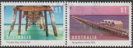 AUSTRALIA - USED - 2017 $2.00 Australian Jetties Se-tenant Pair - Used Stamps