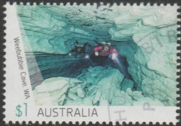 AUSTRALIA - USED - 2017 $1.00 Caves - Weebubbie Cave, Western Australia - Usati