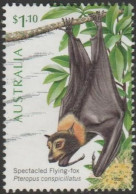 AUSTRALIA - USED - 2020 $1.10 Tree-Dwellers Of The Tropics - Spectalled Flying-fox - Usati