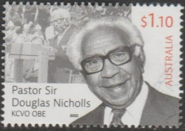 AUSTRALIA - USED - 2022 $1.10 Pastor Sir. Douglas Nicholls KCVO OBE - Usados