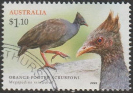 AUSTRALIA - USED - 2022 $1.10 Megapodes Of Australia - Orange-footed Scrubfowl - Gebraucht