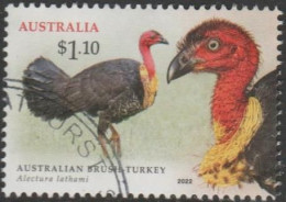 AUSTRALIA - USED - 2022 $1.10 Megapodes Of Australia - Bush-Turkey - Gebraucht