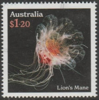 AUSTRALIA - USED - 2023 $1.20 Underwater Wonders - Jellyfish - Lion's Mane - Gebraucht