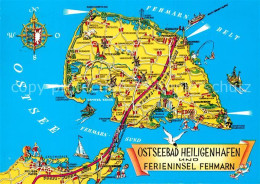 72950880 Heiligenhafen Ostseebad Inselkarte Heiligenhafen - Heiligenhafen