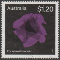 AUSTRALIA - USED - 2023 $1.20 Poppies Of Remembrance - Purple - For Animals In War - Usati