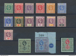 1912-21 Sierra Leone - SG 112/128 - Giorgio V - 12 Valori - MLH* - Other & Unclassified