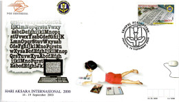 Indonesia 2000, Hari Aksara International 2000, FDC - Indonésie