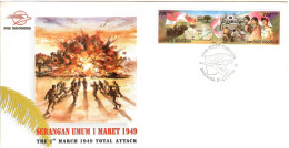 Indonesia 1996, The 1st March 1949 Total Attack, FDC - Indonésie