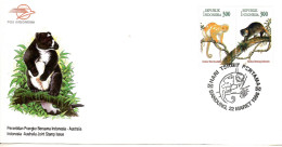 Indonesia 1996, Indonesia-Australia Stamp Issue, FDC - Indonésie