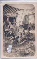 CARTE-PHOTO- SUR LA PLAGE- OU ?- 12 AOUT 1933 - To Identify