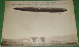 83 / CUERS PIERREFEU / CENTRE AERONAUTIQUE MILITAIRE / LE DIRIGEABLE MILITAIRE DIXMUDE / RECORD DE DURÉE DE 1923 - Cuers