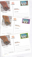 Indonesia 1998, 3x Pre-Stamped Post Cards - Indonésie