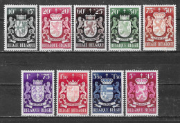 716/24**  Armoiries Des 9 Provinces - Série Complète - MNH** - COB 6.30 - Vendu à 12.50% Du COB!!!! - Unused Stamps