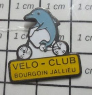 713M  Pin's Pins / Beau Et Rare / SPORTS / CYCLISME VELO-CLUB BOURGOIN JALLIEU DAUPHIN - Cyclisme
