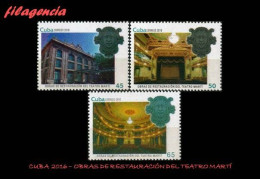 CUBA MINT. 2016-07 RESTAURACIÓN DEL TEATRO MARTÍ EN LA HABANA - Unused Stamps