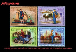 CUBA MINT. 2016-12 260 AÑOS DEL SERVICIO OFICIAL DE CORREOS EN CUBA - Unused Stamps