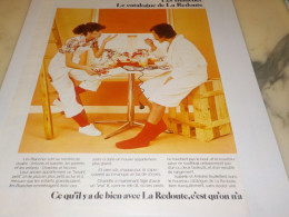 ANCIENNE  PUBLICITE LE CATALOGUE DE LA REDOUTE ROUBAIX 1975 - Andere & Zonder Classificatie