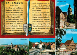 72947373 Backnang Am Stadt Turm Stiftskirche Aspacher Bruecke Rathaus Backnang - Backnang