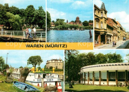 72945836 Waren Mueritz Kietzbruecke Altstadt Lange Str MS Fontane Steinmole Kons - Waren (Müritz)