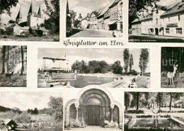 72944960 Koenigslutter Elm Kaiserdom Teich Marktstrasse Freibad Portal Hotel Reh - Königslutter