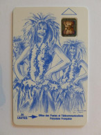 VAHINE - Bleue - Femme / Tahiti - Télécarte Polynésie Française - Personnages