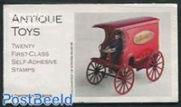 United States Of America 2002 Antique Toys Booklet S-a, Mint NH, Transport - Various - Stamp Booklets - Automobiles - .. - Nuevos