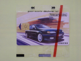 RENAULT LAGUNA - Télécarte 5 Sous Blister , Thème Voiture / Automobile - Automobili