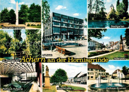 72942952 Achern Baden Denkmal Stadtgarten Rathaus Hauptstrasse Adlerplatz Brunne - Achern