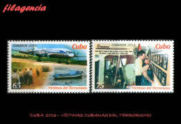 CUBA MINT. 2016-24 VÍCTIMAS CUBANAS DEL TERRORISMO - Neufs