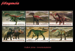 CUBA MINT. 2016-26 DINOSAURIOS. FAUNA PREHISTÓRICA - Unused Stamps