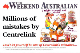 25-2-2024 (1 Y 14 A) Australia - Newspaper  - Week-End Australian (double Size Attached Postcard) - Unclassified