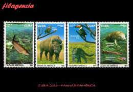 CUBA MINT. 2016-28 FAUNA DE AMÉRICA - Neufs