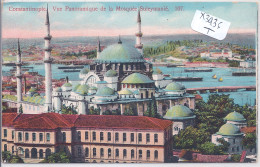TURQUIE- CONSTANTINOPLE- VUE PANORAMIQUE DE LA MOSQUEE SULEYMANIE - Turkey