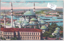 TURQUIE- CONSTANTINOPLE- VUE PANORAMIQUE DE LA MOSQUEE SULEYMANIE - Türkei