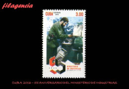 CUBA MINT. 2016-10 55 ANIVERSARIO DEL MINISTERIO DE INDUSTRIAS. ERNESTO CHE GUEVARA - Unused Stamps