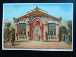 CHROMO EXPOSITION UNIVERSELLE DE PARIS 1878   ( 12  X   8,2 Cms)  FRANCE PAVILLON DE LA CERAMIQUE - Artis Historia