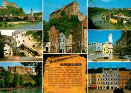 72941718 Burghausen Salzach Burg Teilansichten Panorama Burghausen - Burghausen