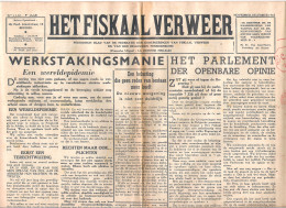 KRANT "HET FISKAAL VERWEER"  - Dd. NOVEMBER - DECEMBER 1945  (OD 438) - Autres & Non Classés