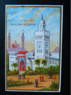 CHROMO EXPOSITION UNIVERSELLE DE PARIS 1878   ( 12  X   8,2 Cms)  PAVILLON ALGERIEN - Artis Historia