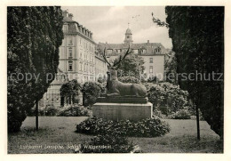 72940688 Laasphe Schloss Wittgenstein Hirschskulptur Bad Laasphe - Bad Laasphe