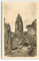OVIEDO - Impresionante Aspecto De La Catedral, Rodeada De Ruinas ... - Guerra Civil - Asturias (Oviedo)