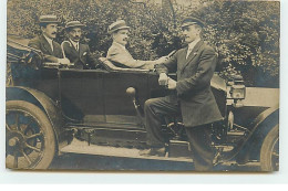 NEW YORK - RPPC - Central Park - Men In A Car - 1912 - Central Park