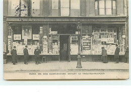 PARIS I - Librairie Stock - 156 Rue Saint-Honoré Devant Le Théâtre-Français - Vente De Carte Postales - Arrondissement: 01