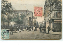 PARIS XIX - La Rue Tandou Les Ecoles - Arrondissement: 19