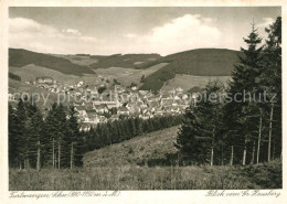 72940629 Furtwangen Panorama Blick Vom Grossen Hausberg Kupfertiefdruck Furtwang - Furtwangen