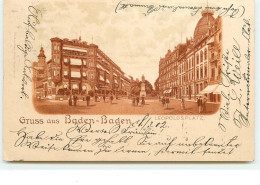 Gruss Aus BADEN-BADEN - Leopoldsplatz - Baden-Baden